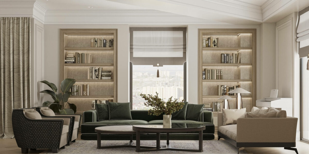 Apartment - Emerald Aura living room 1._